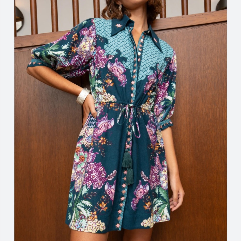 Anna Cate - Celia Dress - Navy Stargaze - M
